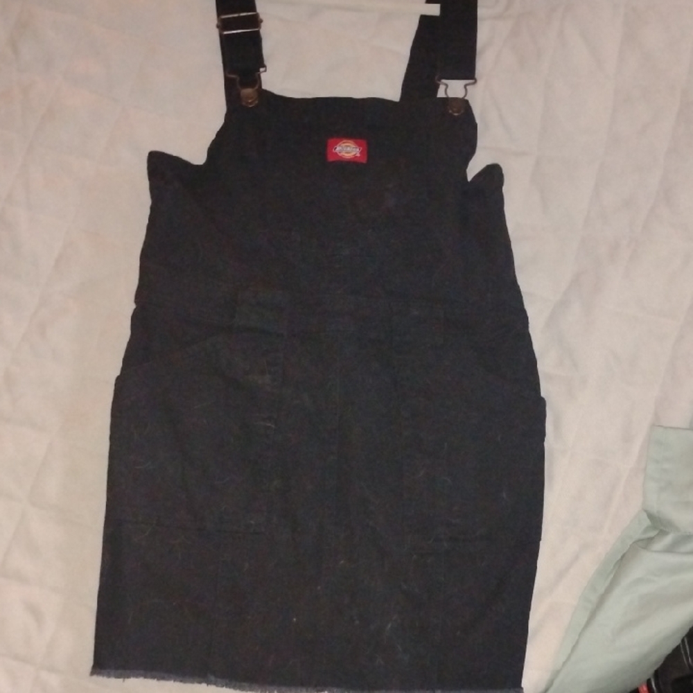 Dickies Black Pinafore Dress